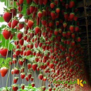 Клубника ампельная Анастасия купить по цене от 370р. в интернет-магазине «Посадика» с доставкой почтой в в Тосное и по всей России – [изображение №1].