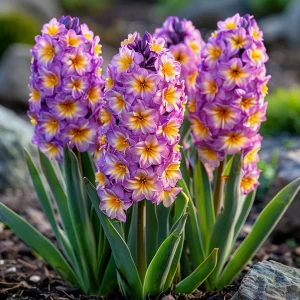 Гиацинт Пинк Перпл купить по цене от 2099р. в интернет-магазине «Посадика» с доставкой почтой в в Тосное и по всей России – [изображение №1].